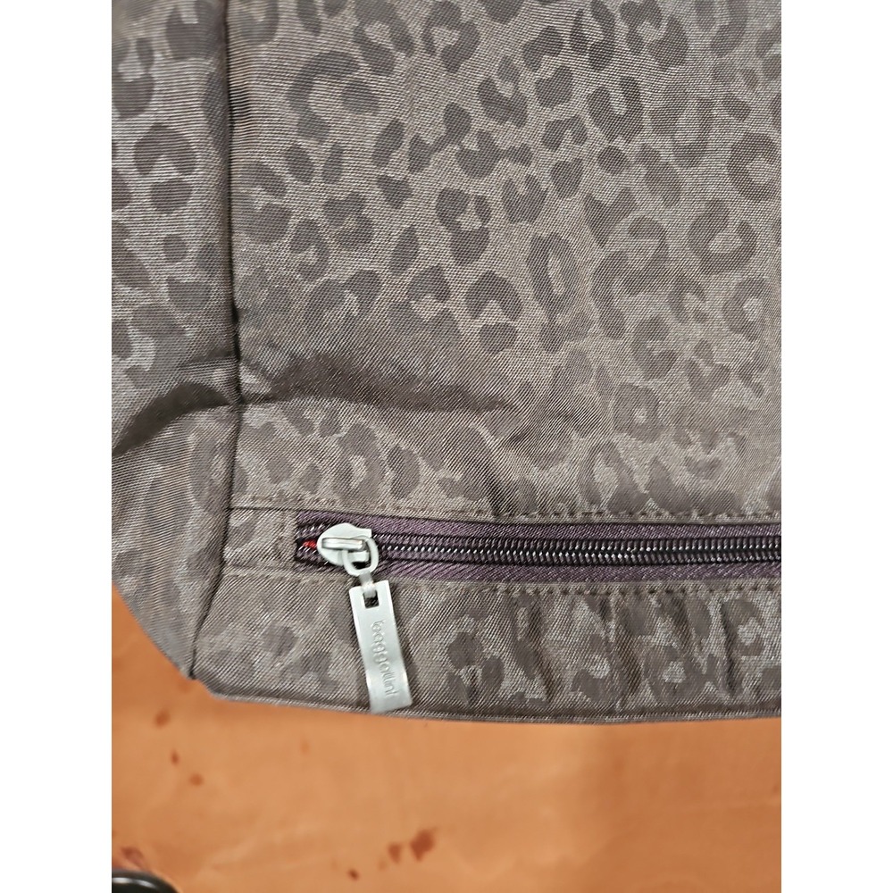 Baggallini Purse Shoulder Strap Multi Pocket Cheetah Print Brown - Picture 13 of 15